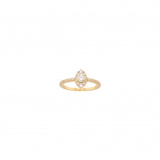 Δαχτυλίδι Σε Κίτρινο Χρυσό 14K Aloro (RI59 - ΖΧ2324)